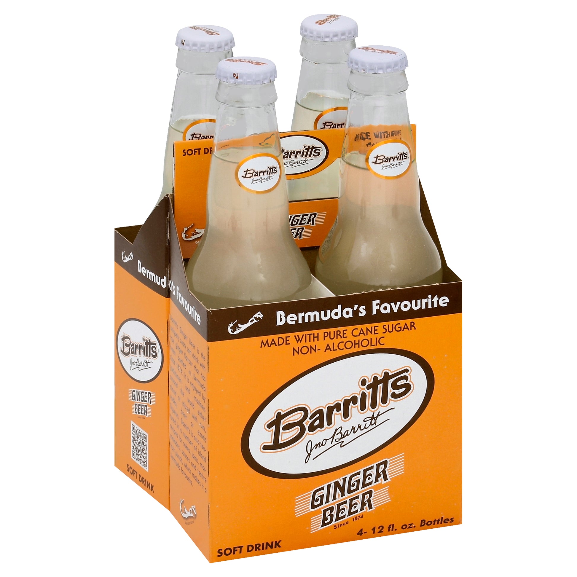 Barritt's Ginger Beer 4 Pack 48 oz Pack of 6