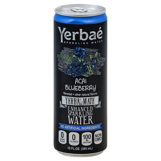 Yerbae Water Enhncd Acai Blueberry 12 FO (Pack of 12)