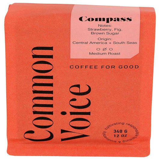 Common Voice Compass Blend Medium Roast Whole Bean Coffee