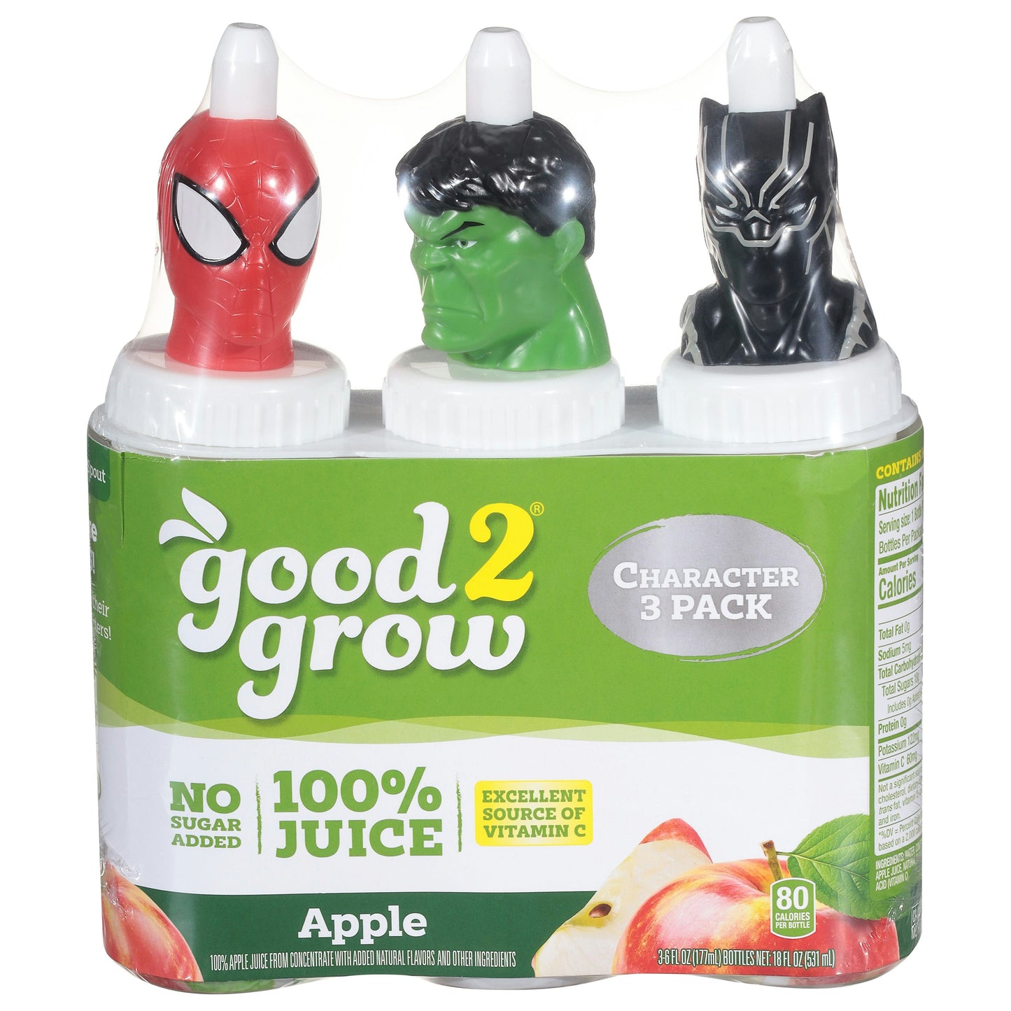 Good2Grow Juice Kids Apple 3Pack 18 Fl Oz (Pack of 4)