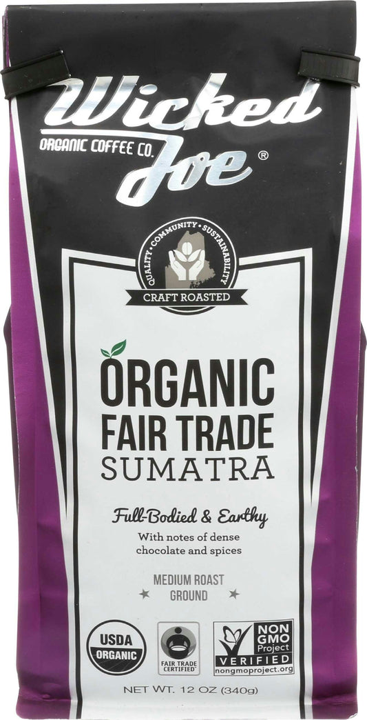 Wicked Joe Organic Sumatra Ground Coffee