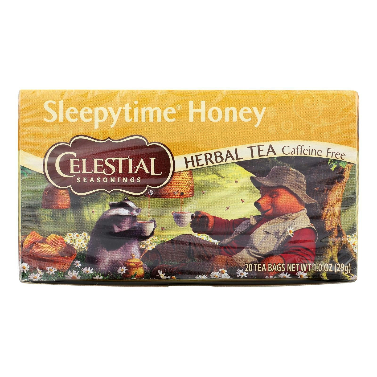 Celestial Seasonings Herbal Tea - Sleepytime - Honey, 20 Per Pack (6 Packs Total)