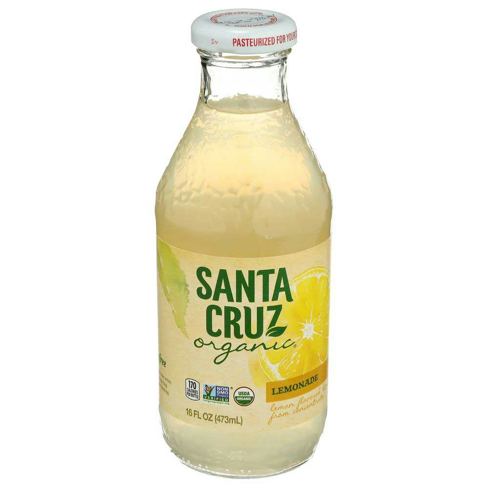 Santa Cruz Organic Lemonade - 16 Ounce (Pack of 8)