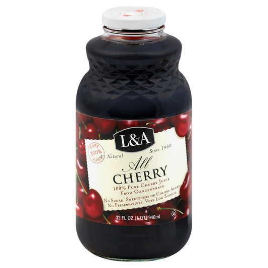 L & A Juice Juice All Black Cherry 32 FO (Pack of 6)