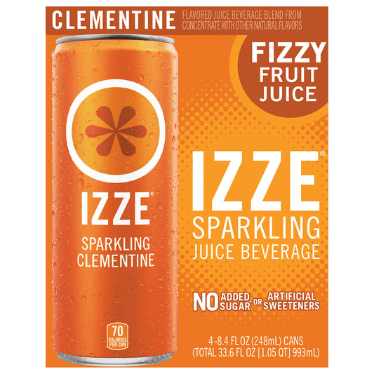 Izze Beverage Juice Sparkling Clementine