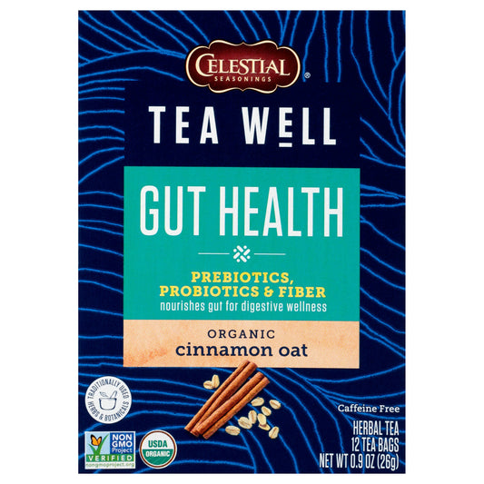 Teawell Tea Gut Health 12 Bag (Pack of 6)