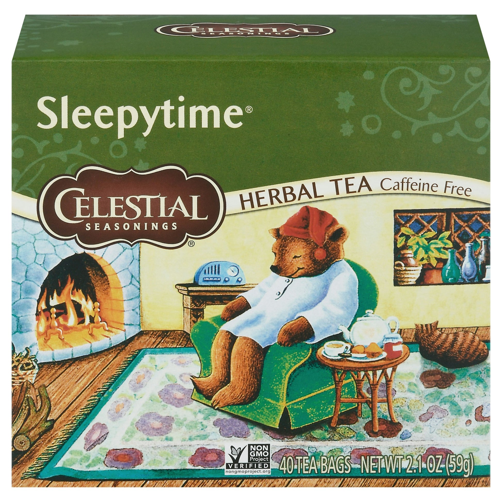 Celestial Seasonings Tea Herb Caffeine free Sleepytime 40 Bag (Pack of 6)