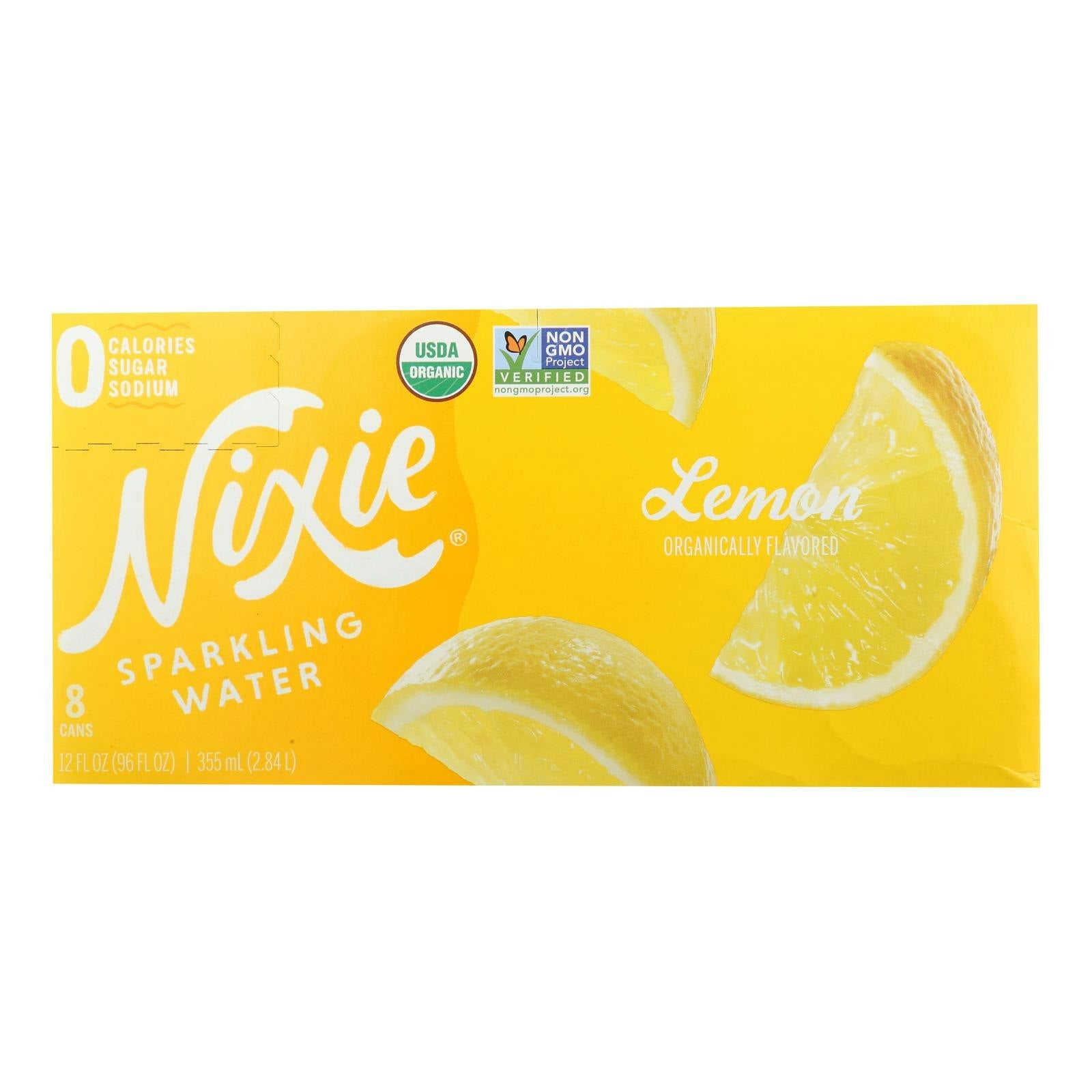 Nixie Sparkling Water Organic Sparkling Water Lemon