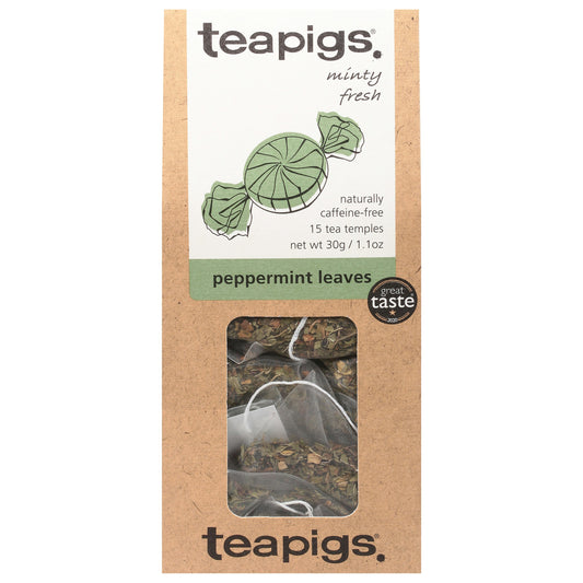 Teapigs Tea Peppermint Leaves 15 Ea (Pack of 6)