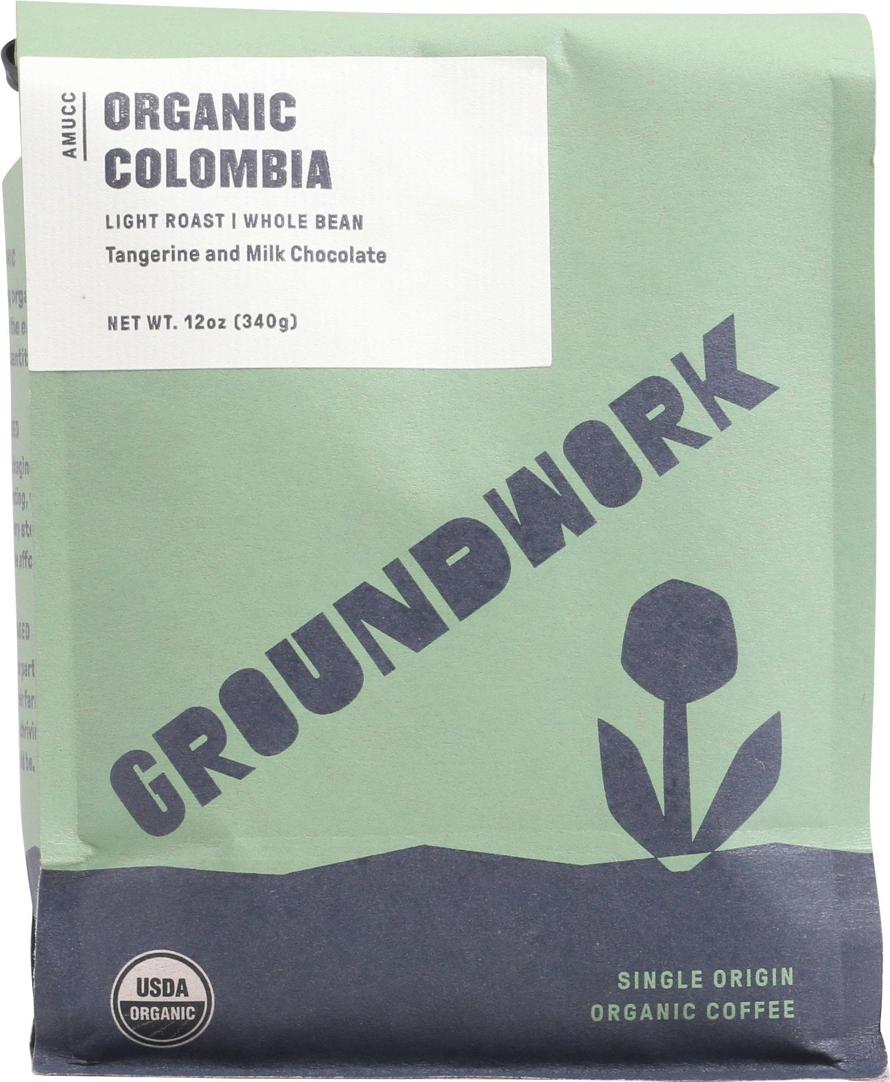 Groundwork Coffee Coffee Columbia Whole Bean