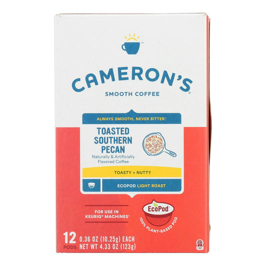 Cameron's Coffee - Coffee Toasted Southern Pecan 12 Count (Pack of 6)