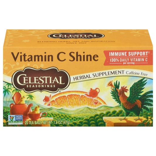 Celestial Seasonings Tea Herb Citrus Sunrise 20 Bag (Pack of 6)