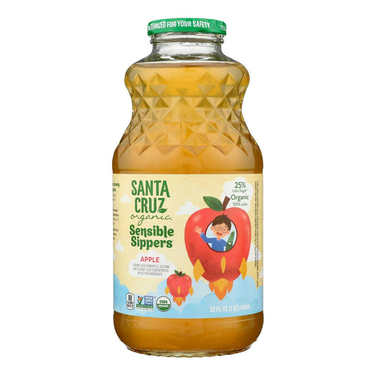 Santa Cruz Organic Juice Sensible Sippers Apple 32 fl. oz (Pack of 6)