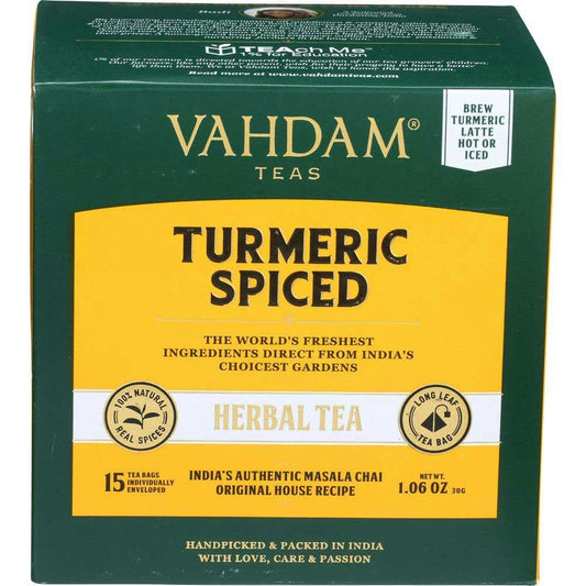 Vahdam Organic Turmeric Spiced Herbal Tea