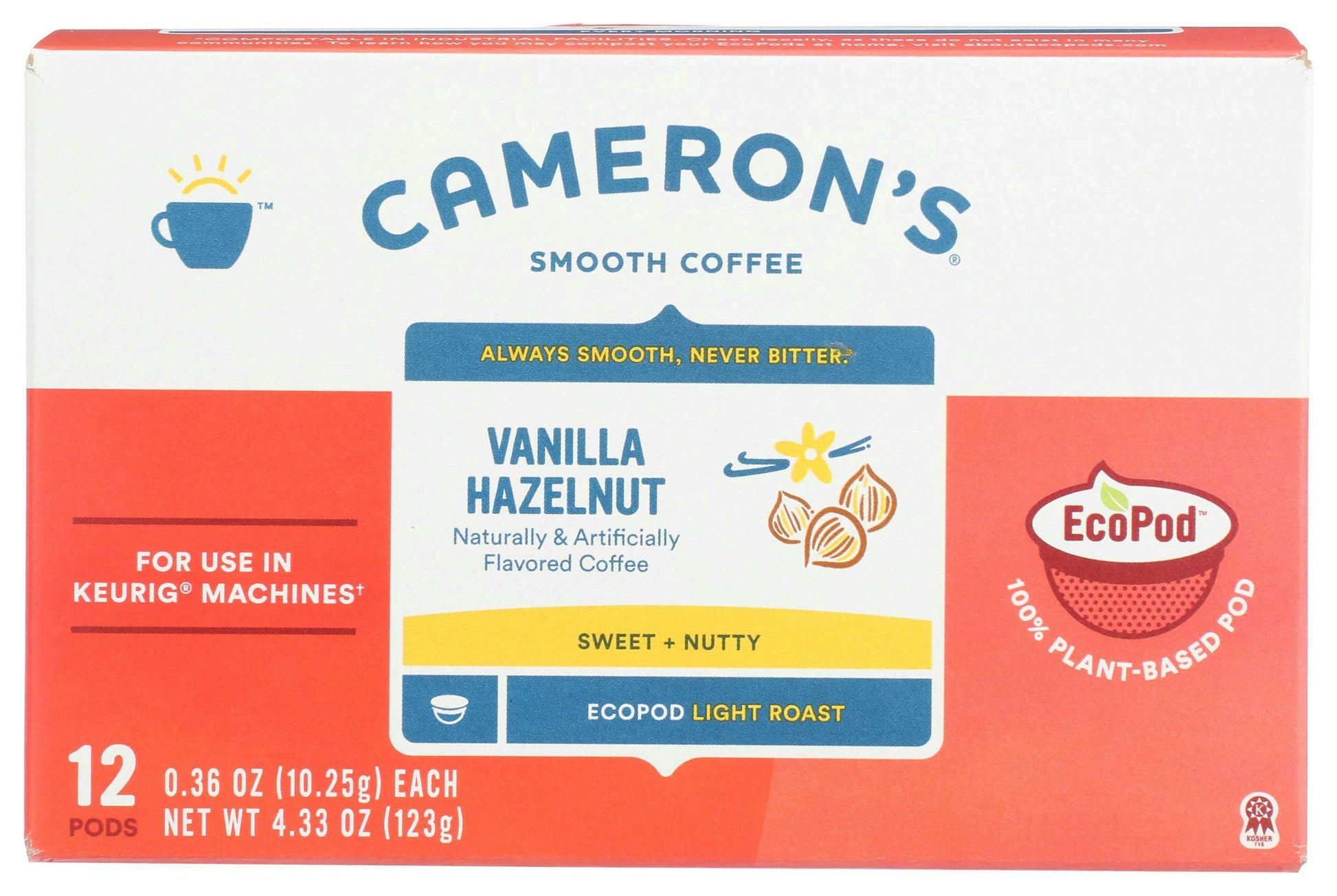 Camerons Vanilla Hazelnut Coffee Pods