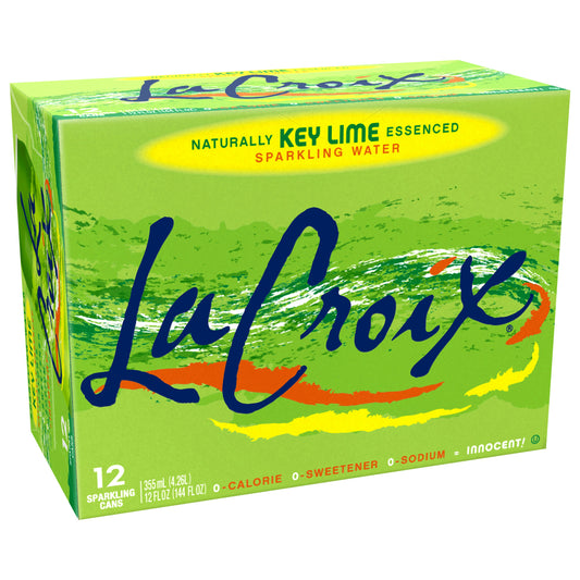 La Croix Water Sparkling Key Lemon 144 FO (Pack of 2)