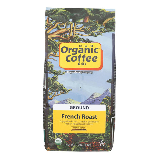 Organic Coffee Coffee - Organic - Ground - French Roast - 12 oz (Pack of 6)