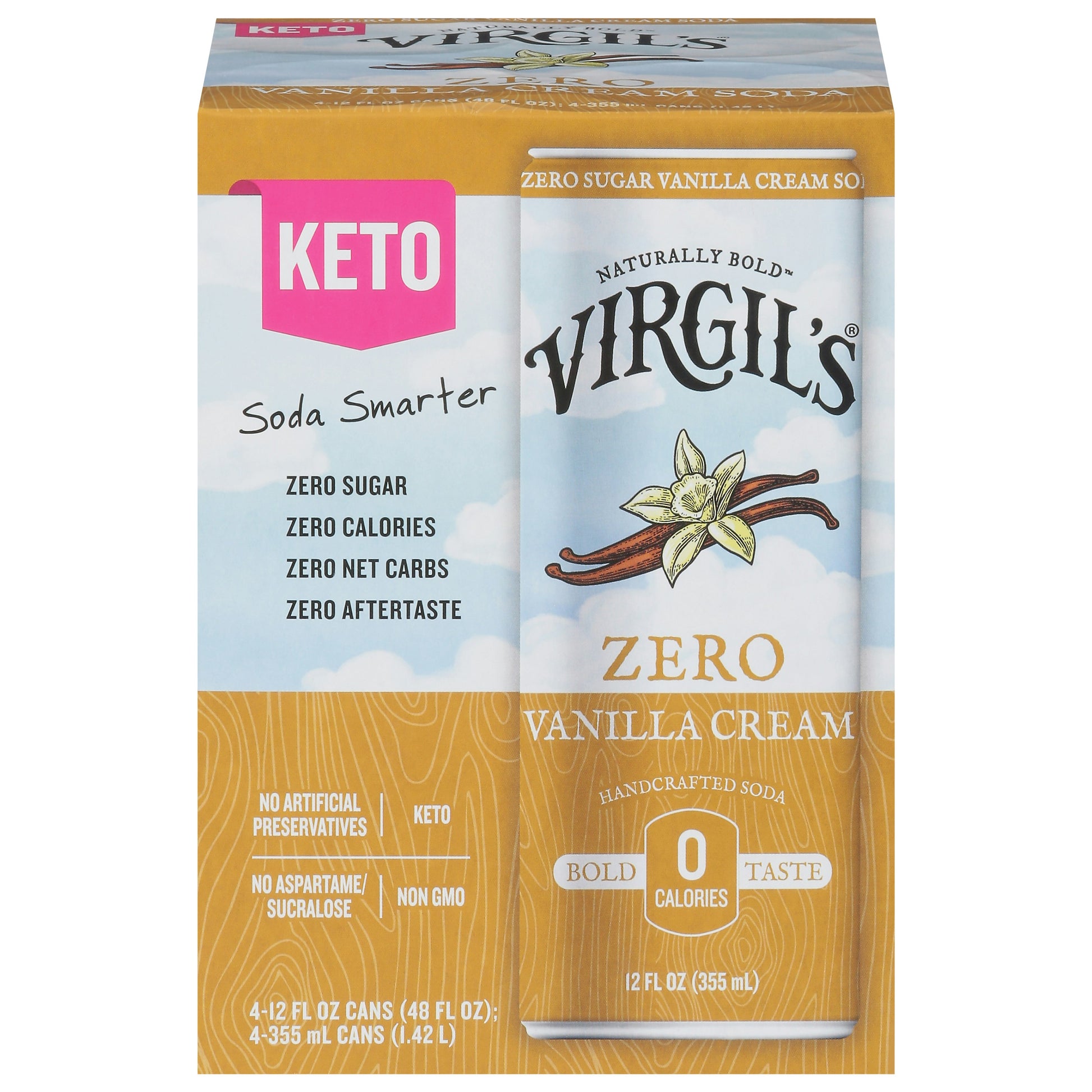 Virgils Vanilla Crem Zero Sugar