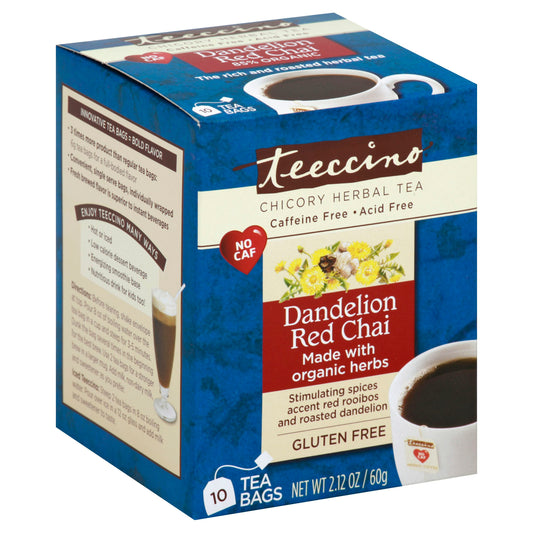 Teeccino Tea Dandelion Red Chai