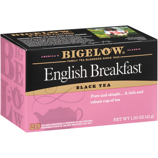 Bigelow Tea English Breakfast 20Bg 1.18 oz (Pack Of 6)