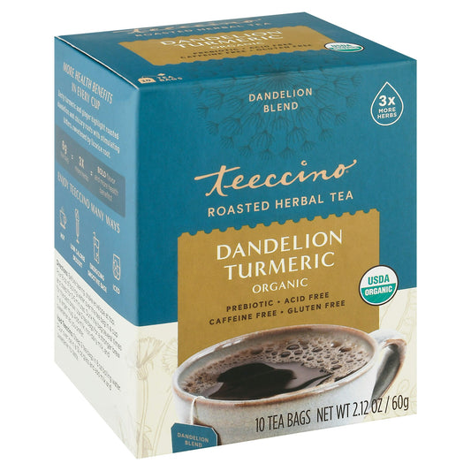 Teeccino Tea Dandelion Turmeric