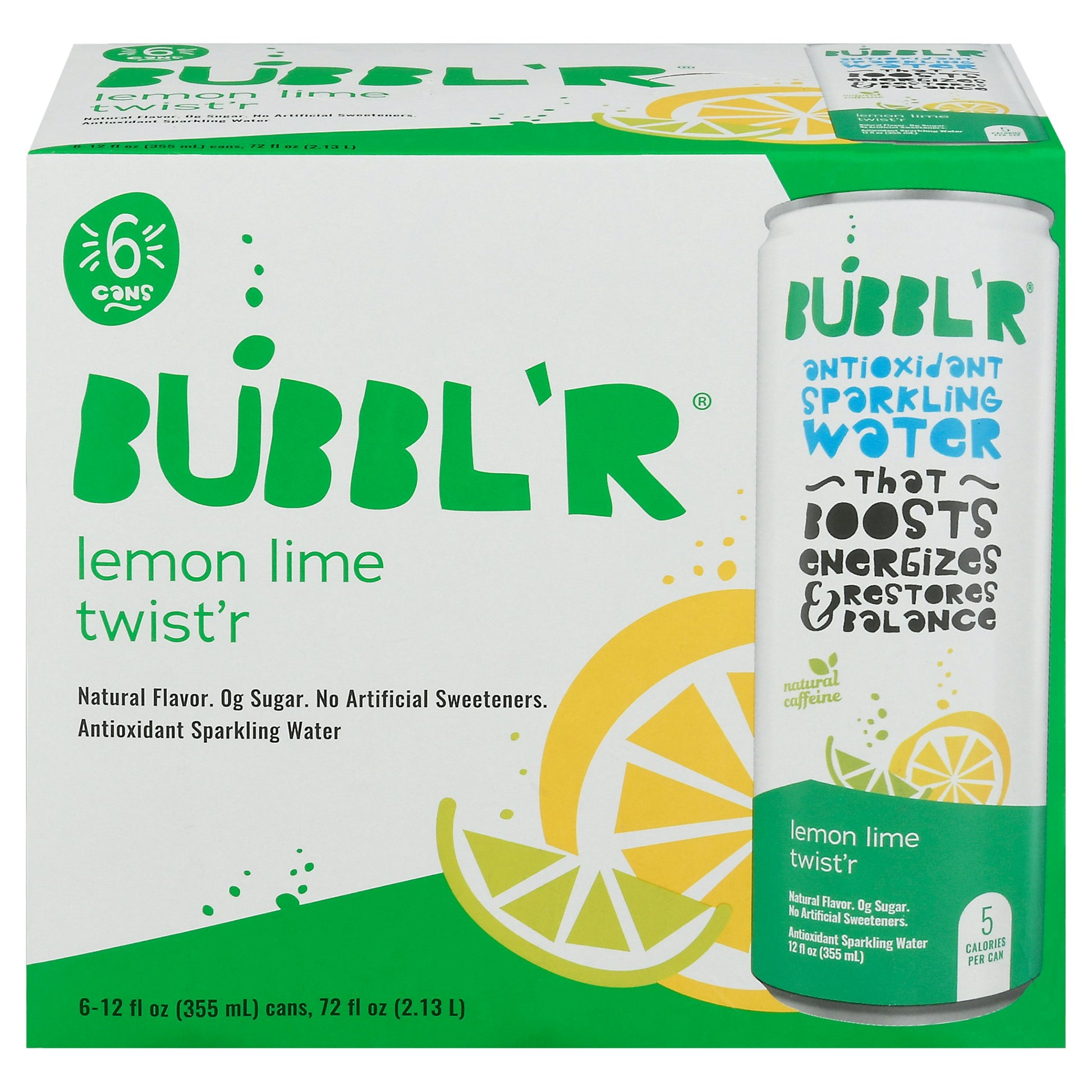 Bubblr Beverage Lemon Lime Twister