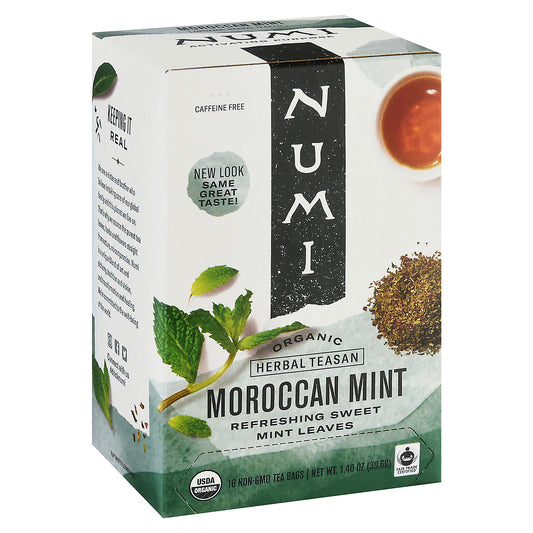 Numi Teas Tea Herb Moroccon Mint 18 Bag (Pack Of 6)