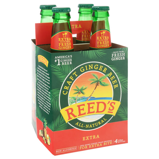 Reeds Soda 4pk Ginger Extra 48fl oz