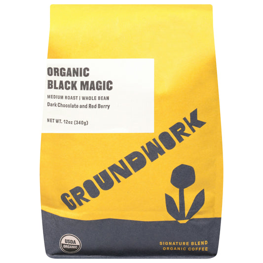 Groundwork Coffee Coffee Whole Bean Black Magic Esp Organic