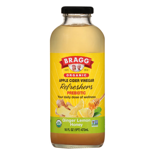 Bragg Ginger Lemon Honey Organic 16 FO (Pack Of 12)