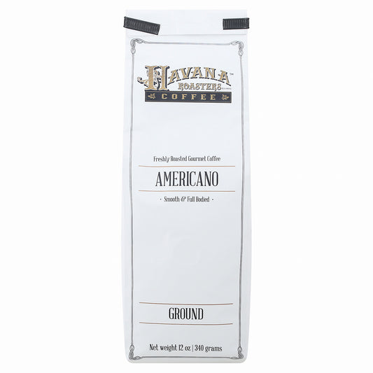 Havana Roasters Coffee Ground Americano 12 oz Pack of 6