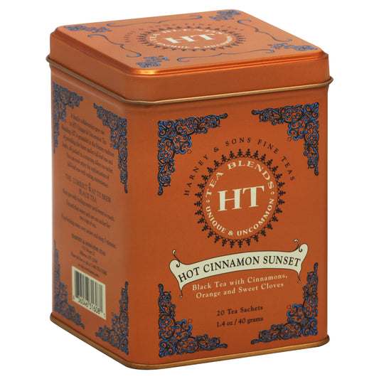 Harney & Sons Tea Hot Cinnamon Sunset 20 Bag (Pack Of 4)