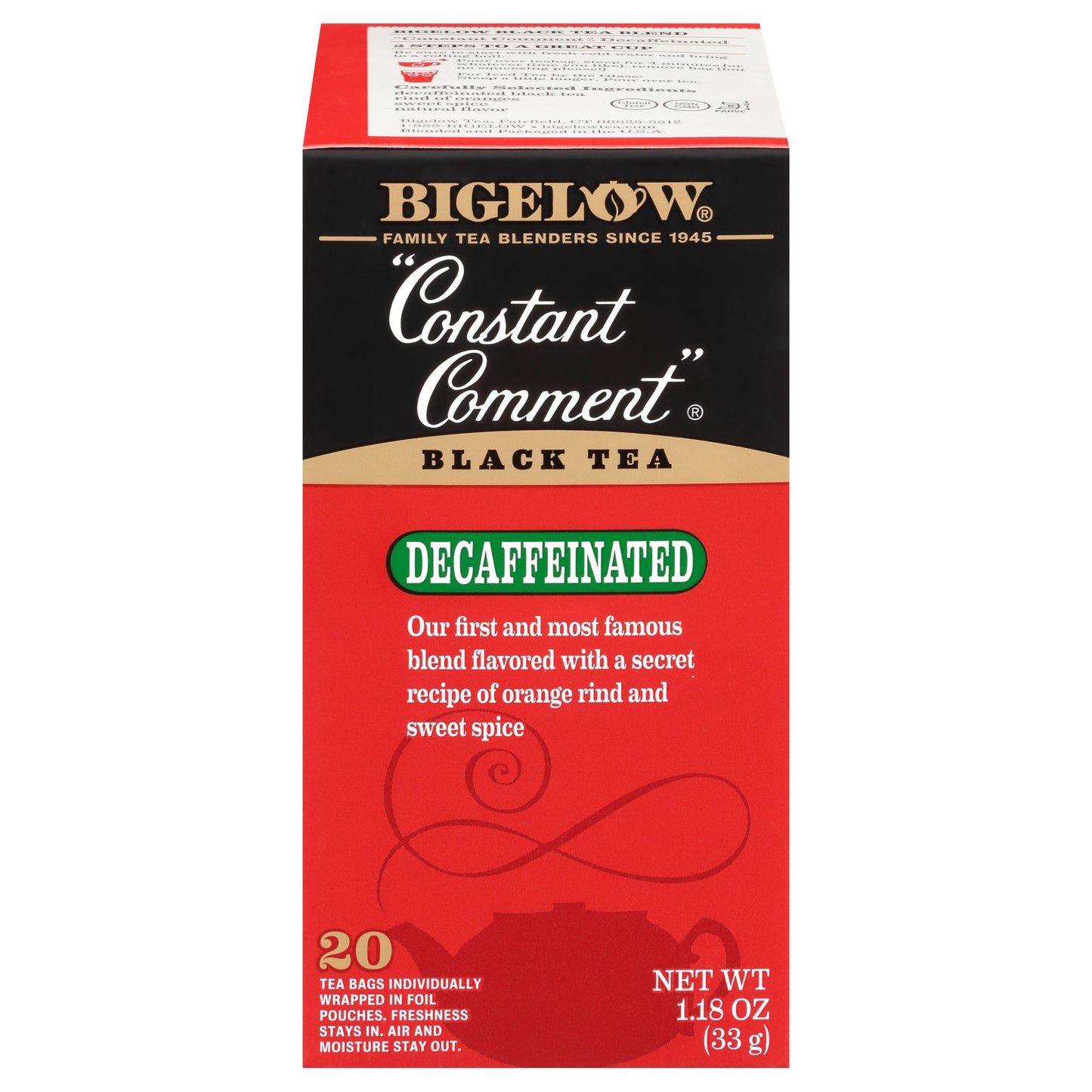 Bigelow Tea Constant Comment Decaf 20Bg 1.18 oz (Pack Of 6)