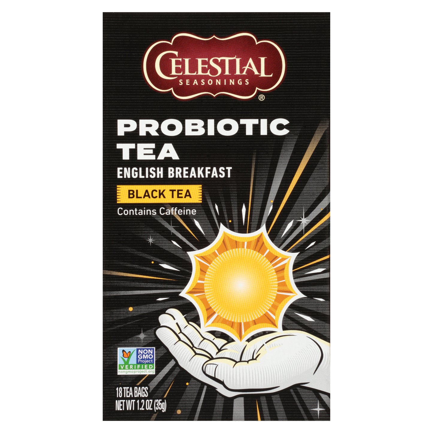 Celestial Seasonings Tea English Breakfast Probitc 16 Bag (Pack Of 6)