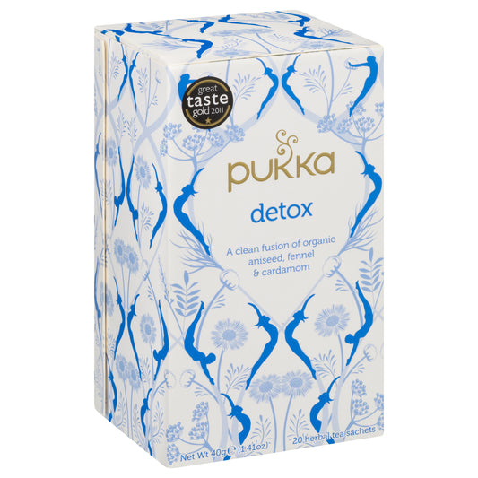 Pukka Herbs Tea Herbal Detox Organic 20 Bag (Pack Of 6)