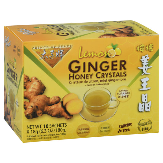 Prince Of Peace Tea Ginger Honey Lemon Crstl 10 Bag (Pack Of 6)