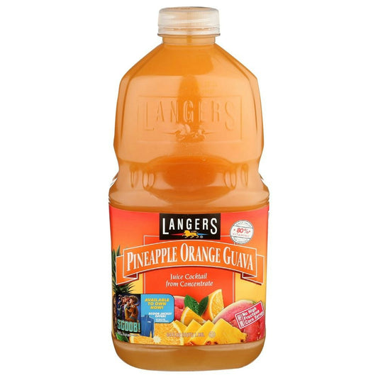 Langers Pineapple Orange and Guava Cocktail Juice