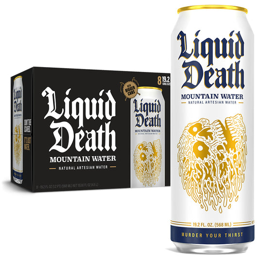 Liquid Death Water Still Mountain