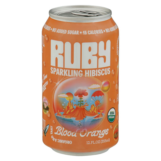 Ruby Hib Water Sparkling Blood Orange Organic