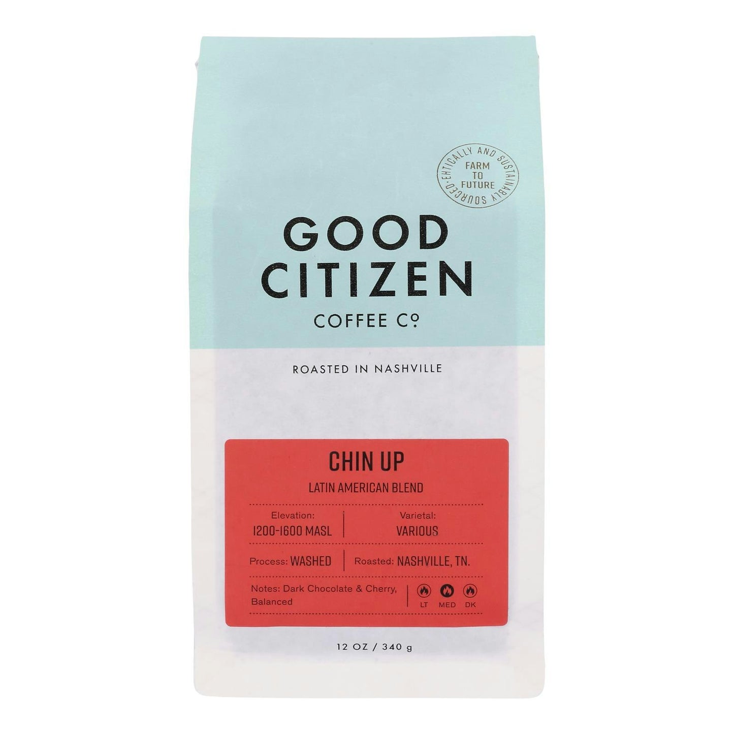 Good Citizen Coffee Co. - Coffee Medium Roasted Chin Up 12 oz (Pack of 6)