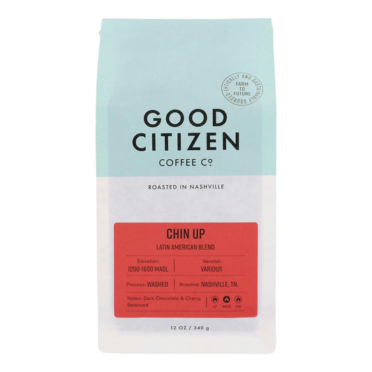 Good Citizen Coffee Co. - Coffee Medium Roasted Chin Up 12 oz (Pack of 6)