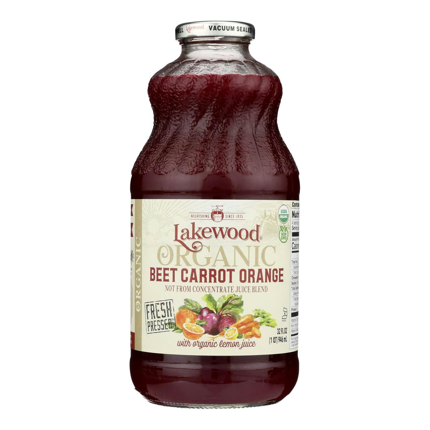 Lakewood - Juice Beet Carrot Orange 32 fl. oz (Pack of 6)