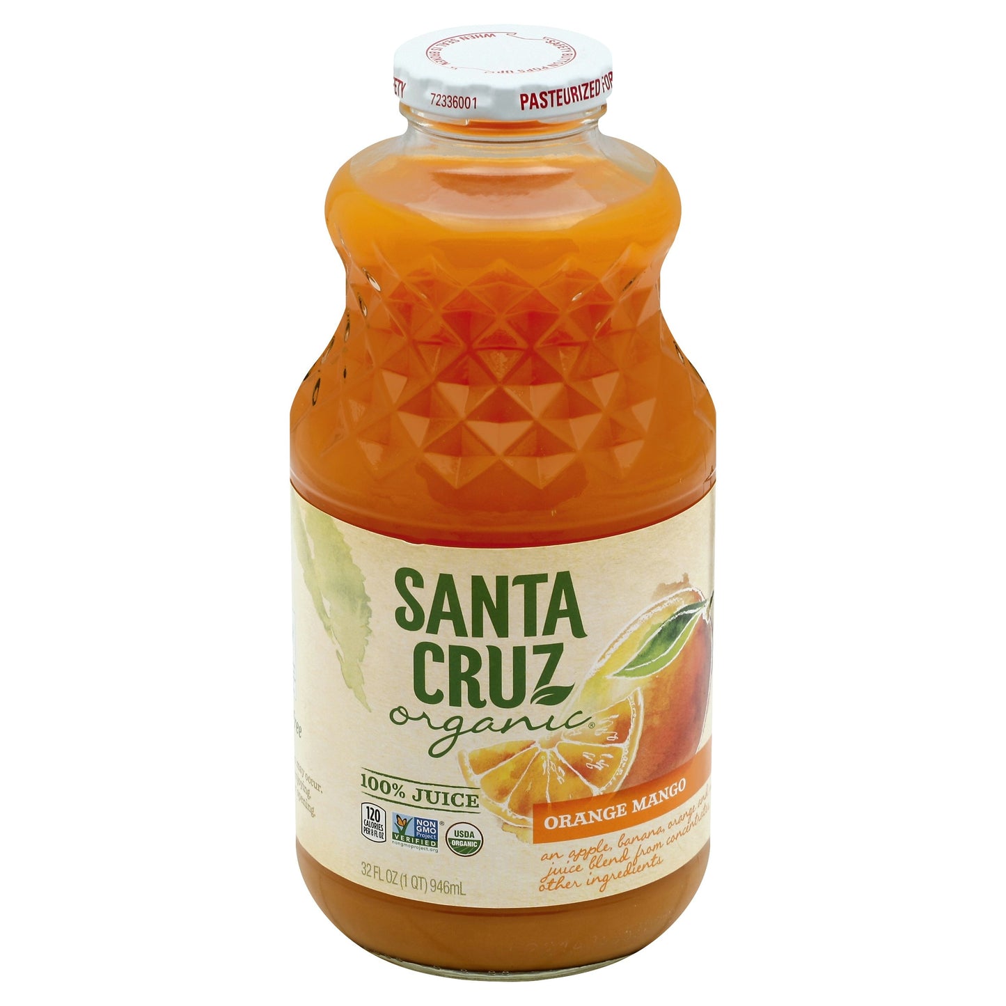 Santa Cruz Juice Orange Mango Organic 32 FO (Pack of 6)