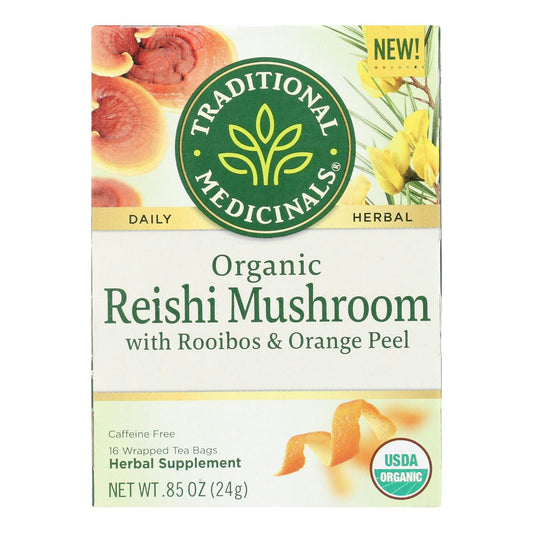 Traditional Medicinals - Tea Herbal Reishi 16 Bags (Pack of 6)