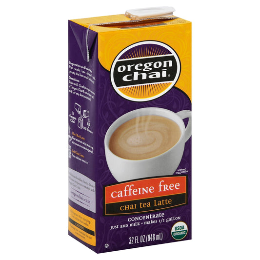 Oregon Chai Tea Original No Caffeine 32 FO (Pack of 6)