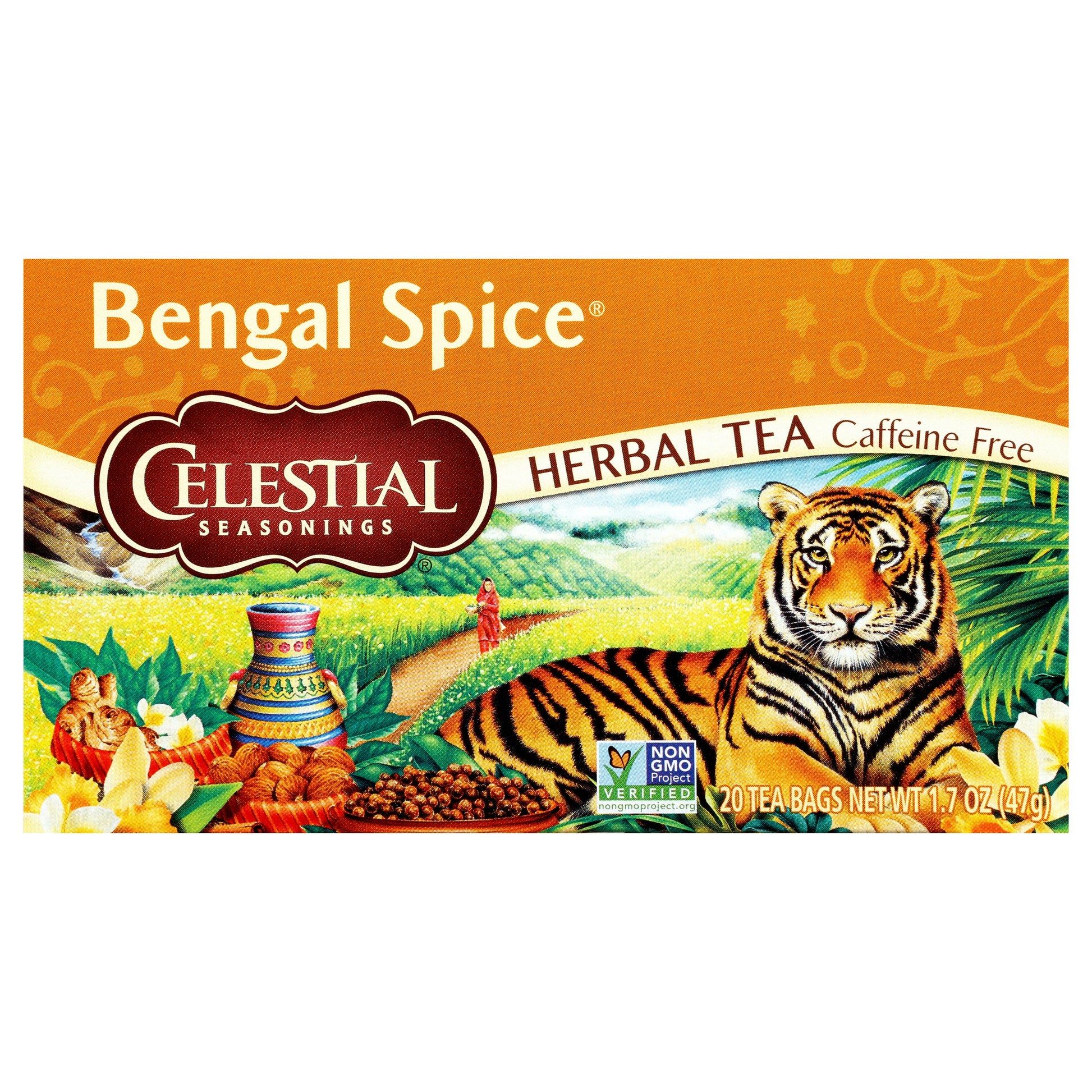 Celestial Seasonings Tea Herb Bengal Spice 20 Bag (Pack of 6)