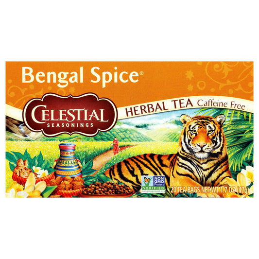 Celestial Seasonings Tea Herb Bengal Spice 20 Bag (Pack of 6)