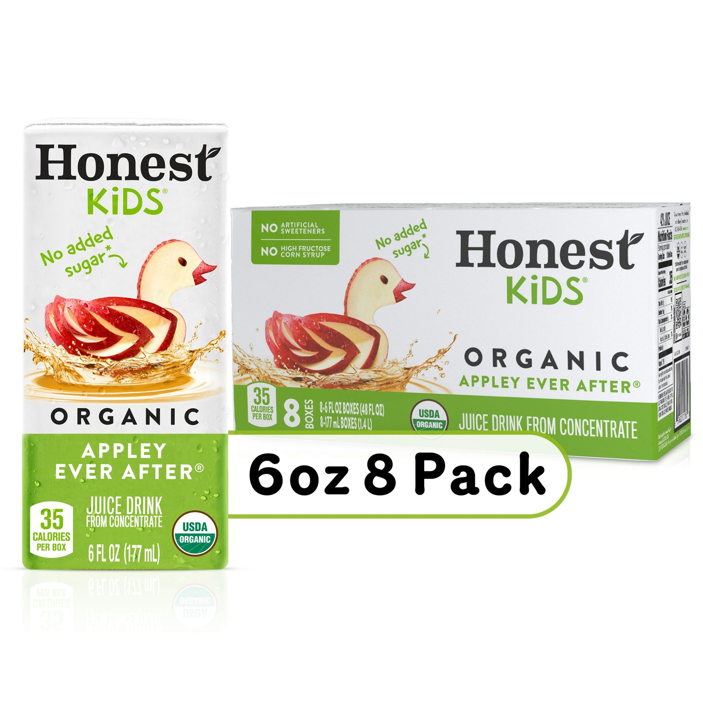 Honest Kids Juice Apple 8Pk 48 fl oz (Pack of 5)