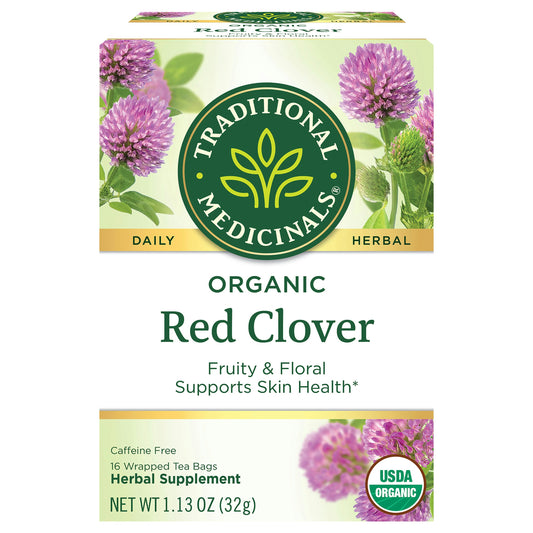 Traditional Medicinals Tea Red Clover Organic 16 Bag (Pack of 6)