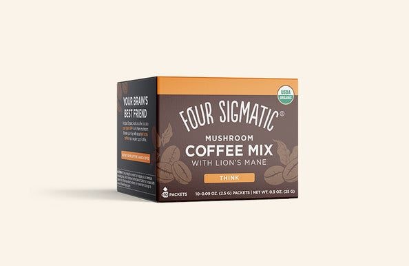 Four Sigmatic Think Mushroom Coffee Mix with Lions Mane - 0.9 Ounce